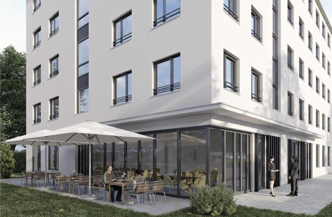 Munique Hotel Muenchen Унтершляйсгайм Екстер'єр фото